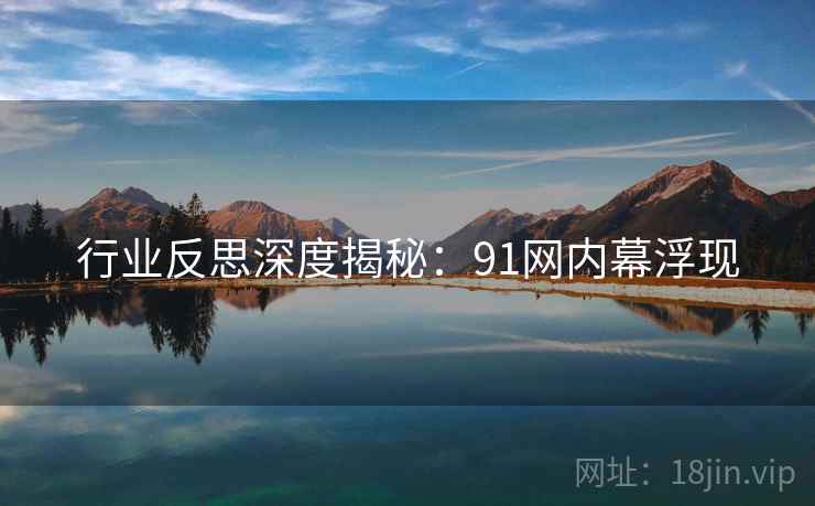 行业反思深度揭秘：91网内幕浮现